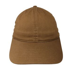 Econscious Slideback Hat Brown OSFA Adjustable Solid Blank 6 Panel